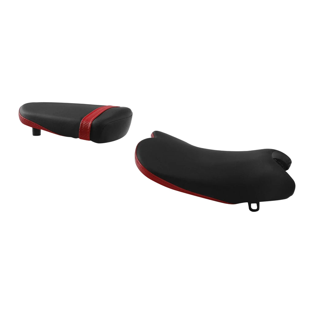 Black Red Driver & Passenger Seat for Suzuki GSXR600 GSXR750 (2006-2007)