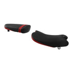 Black Red Driver & Passenger Seat for Suzuki GSXR600 GSXR750 (2006-2007)