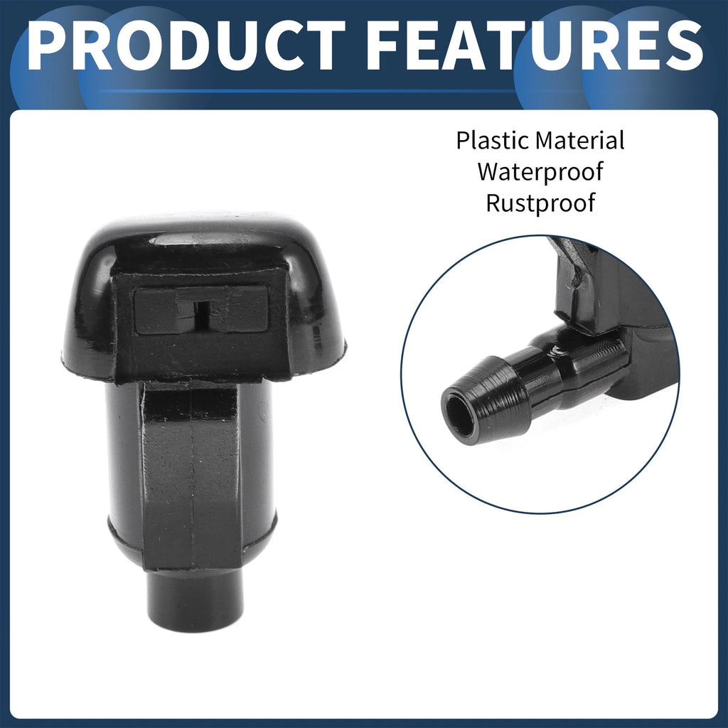 Set of 2 Front Windshield Washer Nozzles No. 85381AE020 for Toyota Sienna 