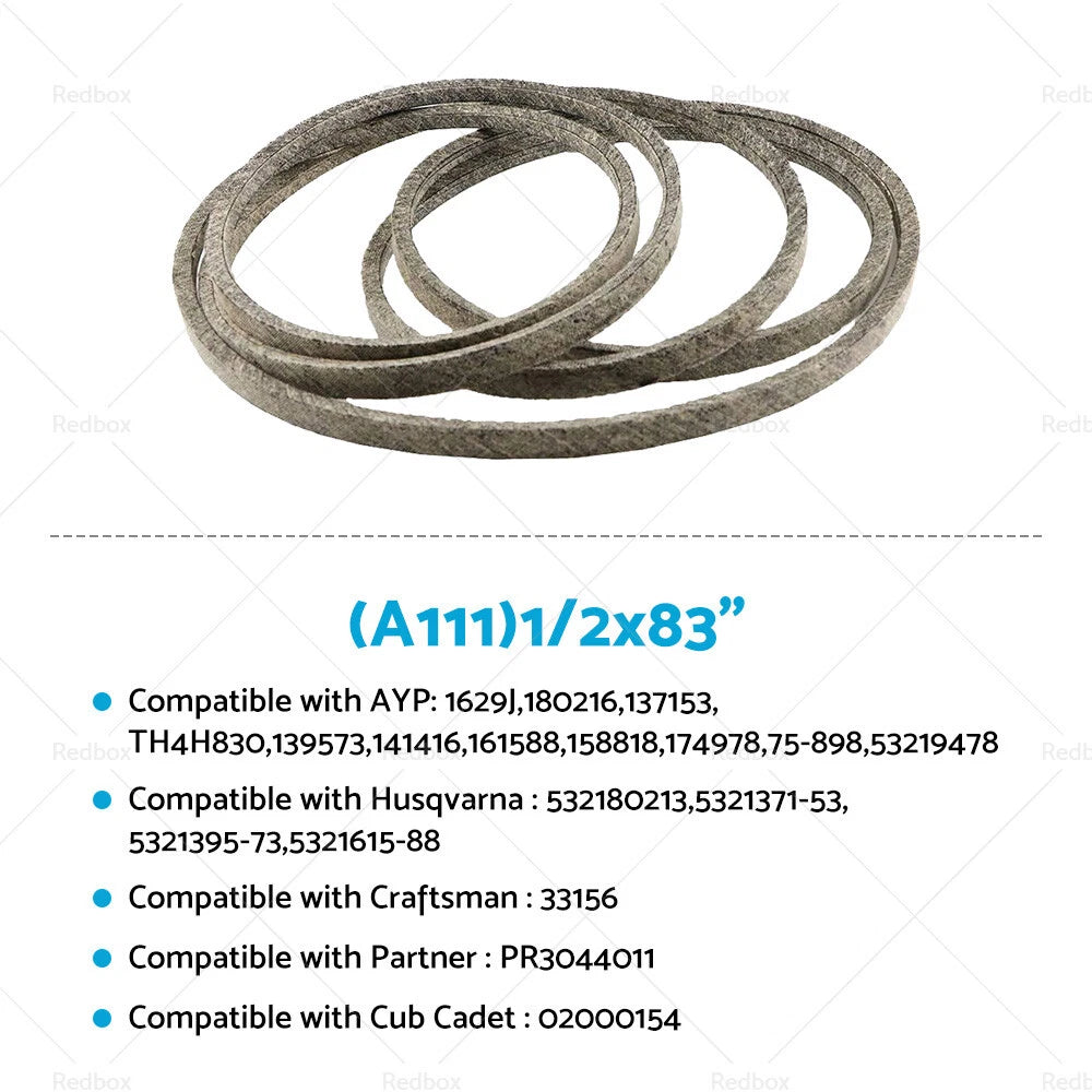 Belt for Murray Viking 38 Mowers (38171X53A, 38702X20C, MT432T, 37X63)