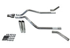 Dual Exhaust Kit for GMC Jimmy (1995–1999) - 2.5" Y Pipe, Clamp-On Tips