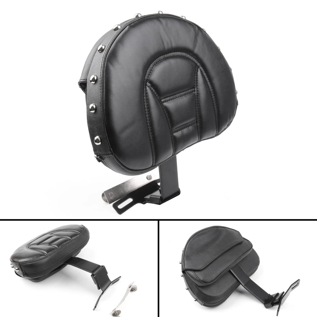 Driver Seat Backrest Pad for Harley Fatboy FLSTF (2007–2017)