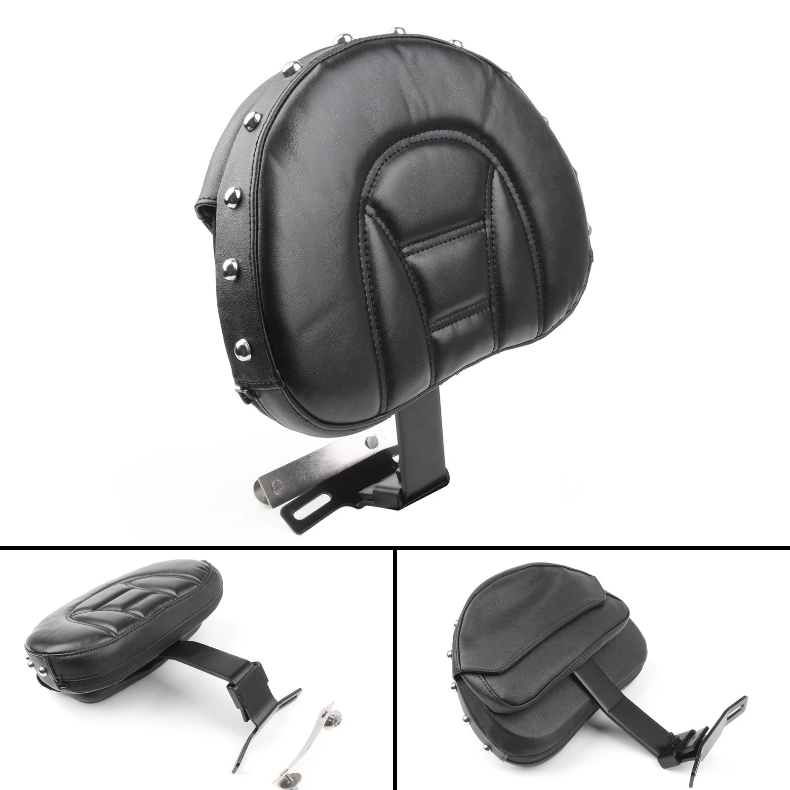 Driver Seat Backrest Pad for Harley Fatboy FLSTF (2007–2017)