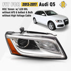 HID/Xenon Headlight with LED DRL for Audi Q5 SQ5 (2013–2017) Right