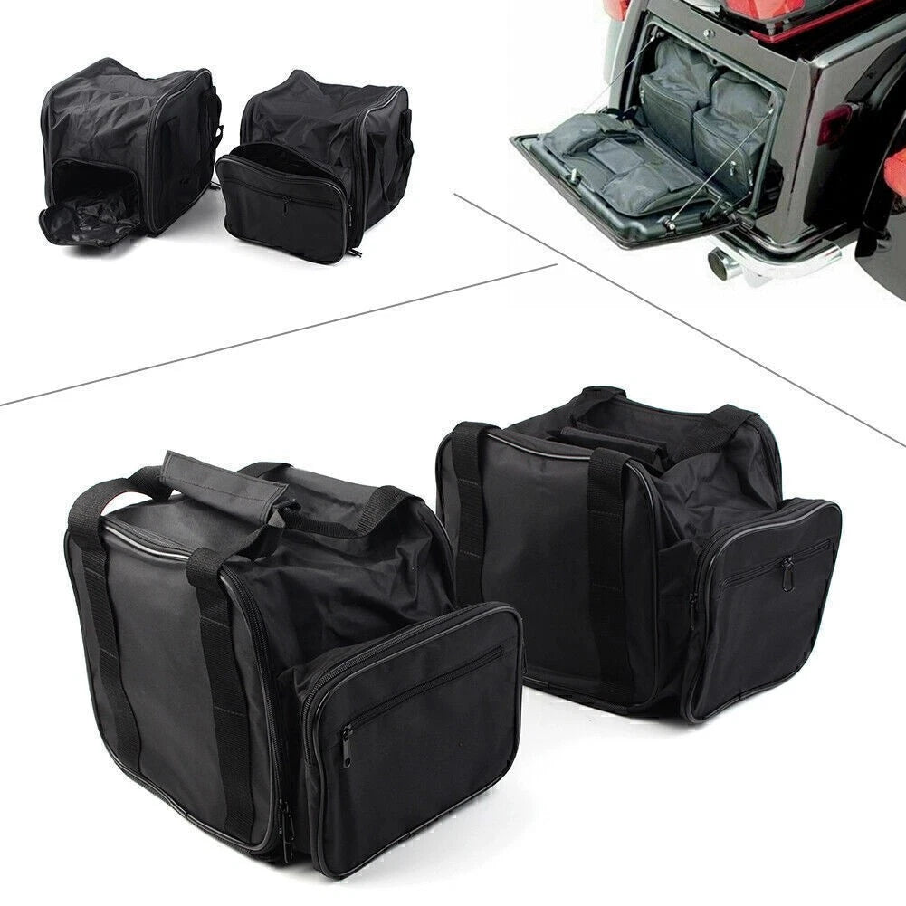 2X Saddlebags Trunk Liner Bag for Harley Davidson Tri Glide Trike (2009–2019)