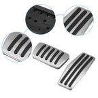 2 Pcs Brake Gas Accelerator Pedal Covers for Cadillac Buick 