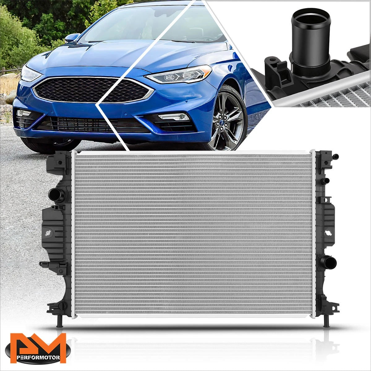 Aluminum Radiator DPI-13321 for Ford Fusion/MKZ (2013–2020)