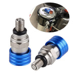 Fork Air Bleeder Valves for Yamaha YZ85 (2002–2015), YZ125/250 (1989–2011), WR250F/450F (2003–2015)