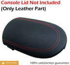 Center Console Armrest Cover for Nissan 370Z (2008–2019) Red Stitch