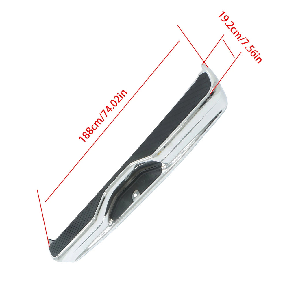 Chrome Rear Step Bumper for Ford Econoline E150 E250 E350 (1992–2014)