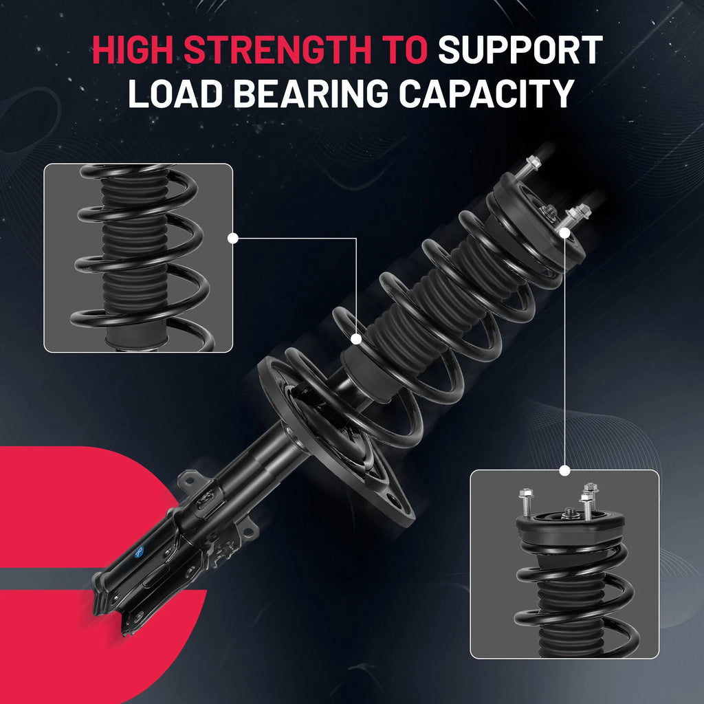 Front & Rear Complete Shock Struts Assembly for Toyota Camry (2007-2011)