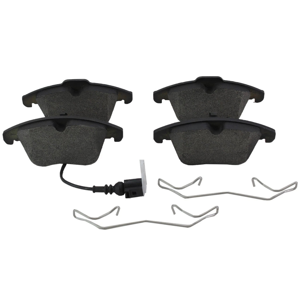 Set of 4 Front Brake Pads & Sensor for VW Passat Audi Q3 (2011–2020)