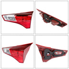 Set of 2 Rear Chrome Tail Lights for Toyota RAV4 (2013-2015)