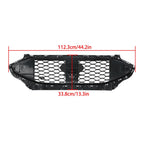Plastic Bright Black Sport Front Bumper Grille for Ford Edge ST (2019–2024)