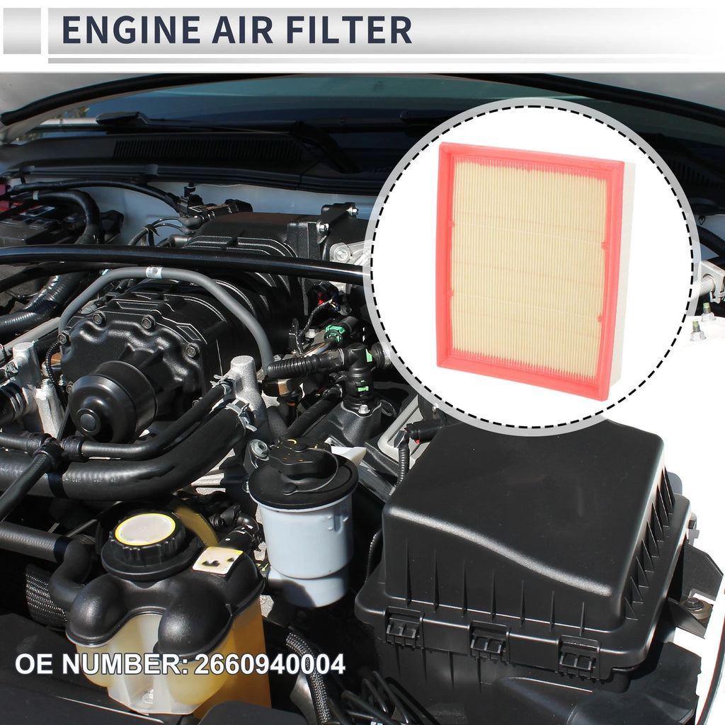Car Engine Air Filter No. 2660940004 for Mercedes-Benz A-Class (2004–2012)