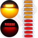 10x LED Side Marker Lamp for Freightliner Truck Trailer (12 LED)