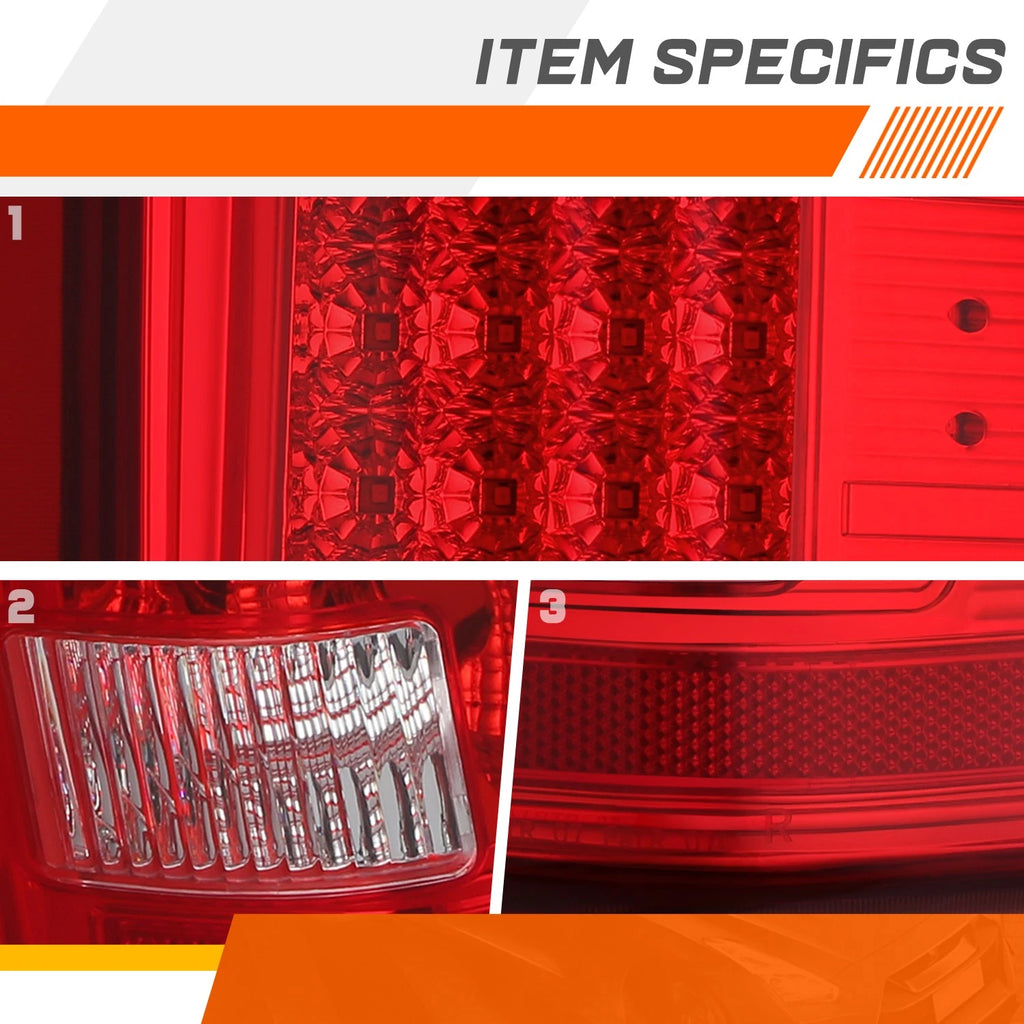Full LED Tail Light for Chevy Silverado (2007–2014)