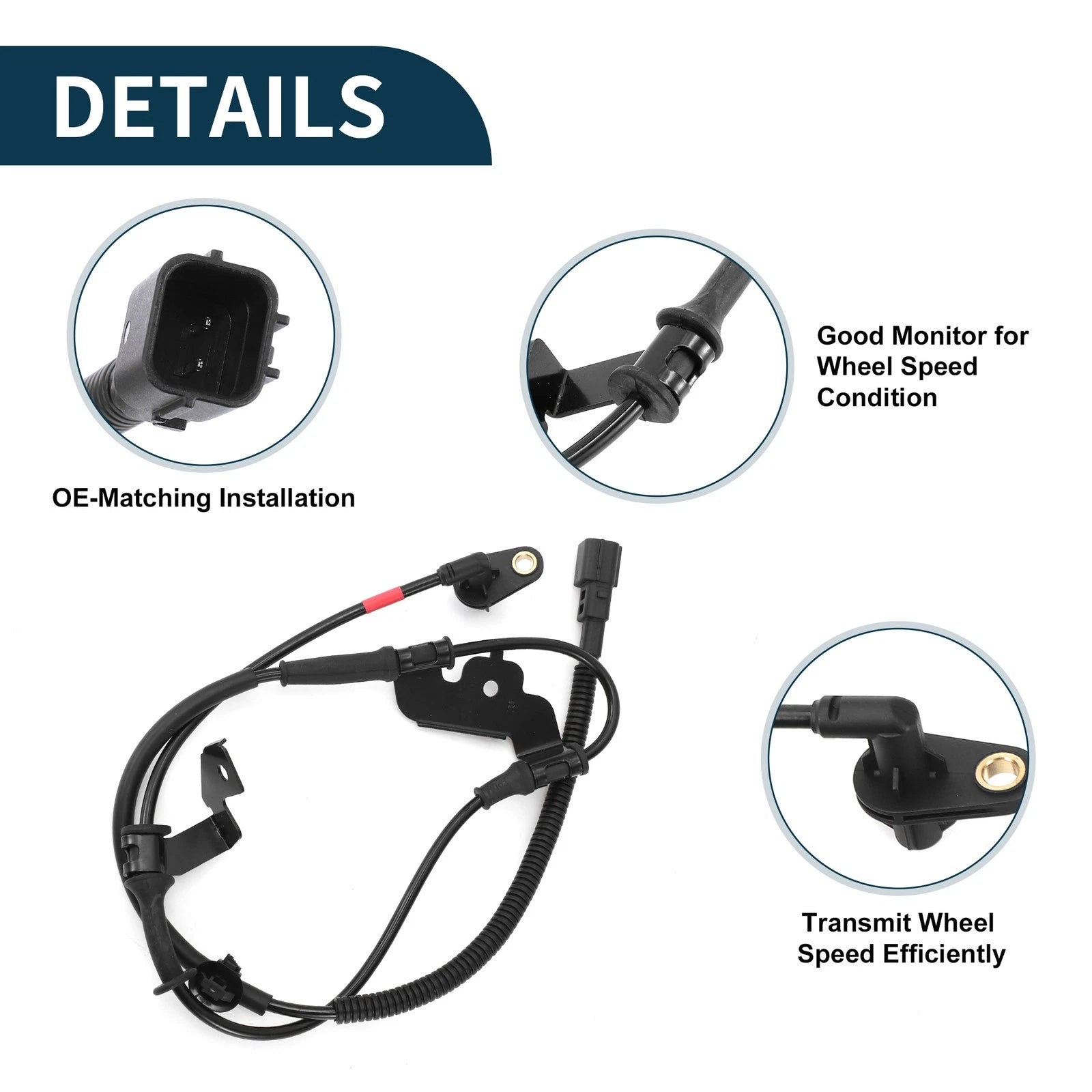 ABS Wheel Speed Sensor No. 59830C8000 for Hyundai I20 (2014–2020)