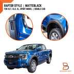 Fender Guard Flares for Ford Ranger PY 2022-2025 XL XLT XLS Sport No-Sensor