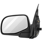 Driver Side Mirror for Ford Explorer (2002–2005) - Black Manual Fold, Puddle Light