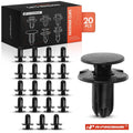 20Pcs 8mm Nylon Bumper Cover Clips for Hyundai