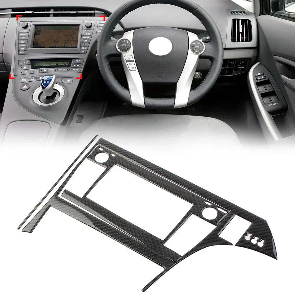 3 x RHD Central Console GPS Navigation Frame Trim for Toyota Prius (2012-2015)