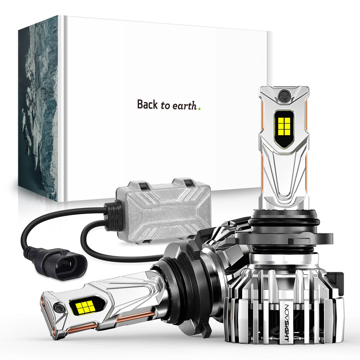 2X 9005 Canbus LED Headlight Bulbs Conversion Kit for