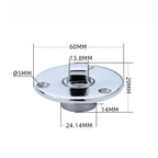 Stainless Steel 316 Marine Drain Stopper for Yacht Drain Outlet