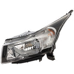 Left Headlight for Chevy Cruze (2011–2015) with Clear Signal Lens