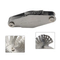 Set of 16 Stainless Steel Screw Pitch Gauges for Precision Measurement
