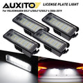4X AUXITO LED License Plate Light for VW Golf 4/5/6 (2006–2019), Passat