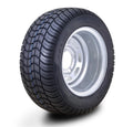 Golf Cart Tire Assembly 205/50-10 with 4x4" PCD ET-15.5 Silver Wheel (14002)
