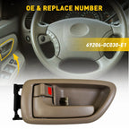 Inside Door Handle Trim for Toyota Sequoia (2001–2007) Beige Tan Left Driver