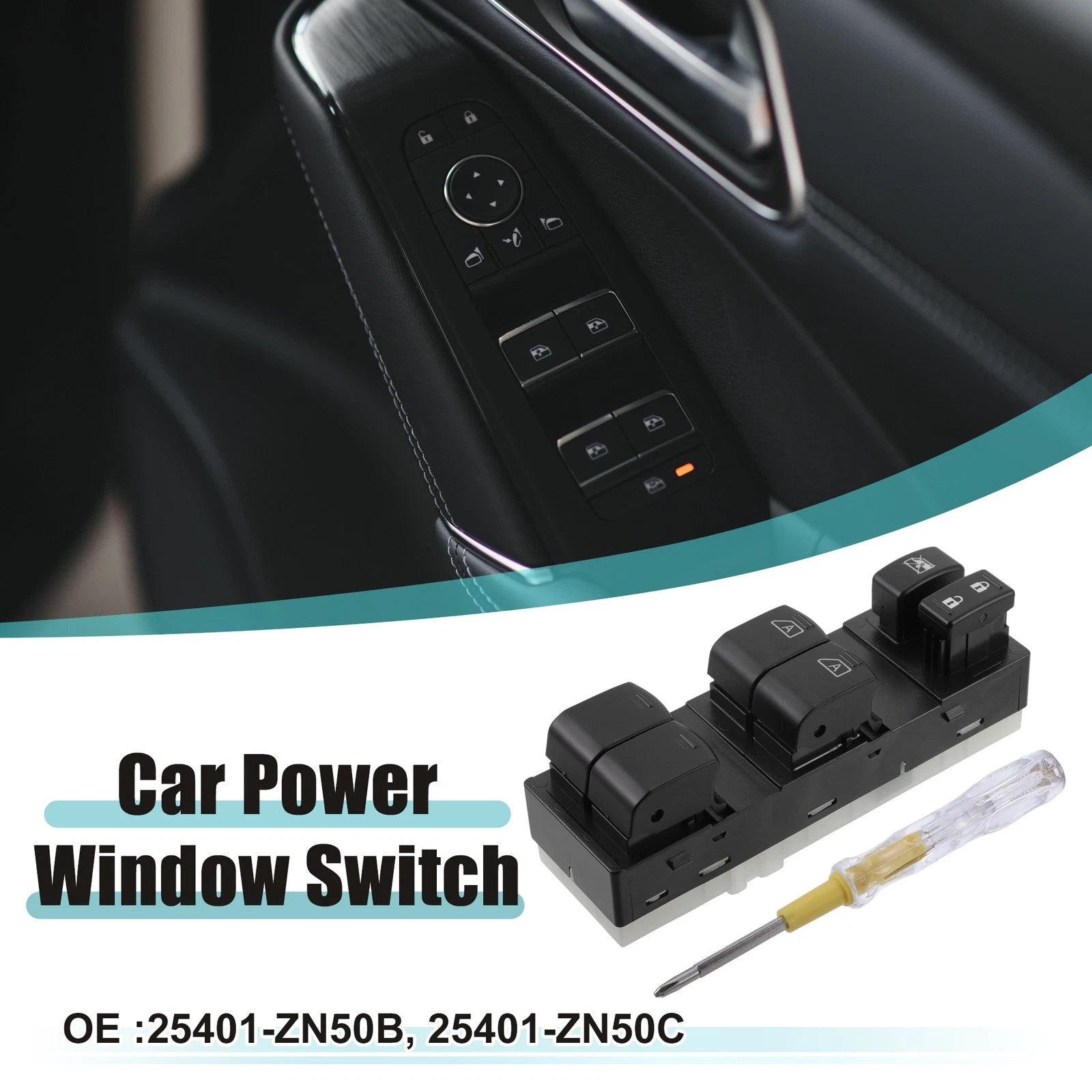 Set of 1 Master Power Window Switch for Nissan Altima (2002–2006)