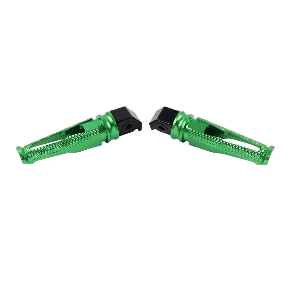 Green Passenger Rear Footpegs for Honda CBR600RR, CBR1000RR, CBR600 F4 (2003-2019)