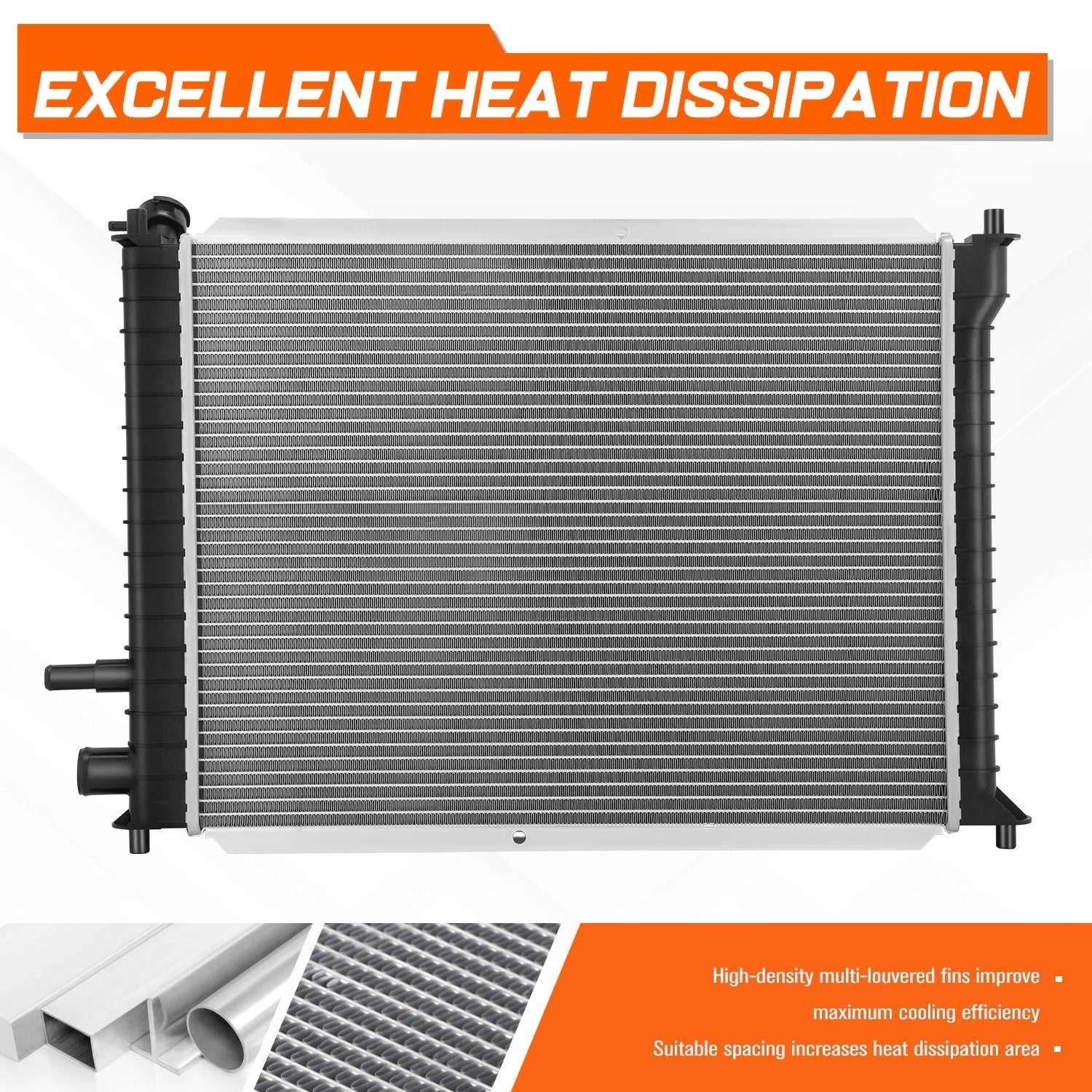 Aluminum Core Radiator for Ford Escort 1998–2003 DPI-2140