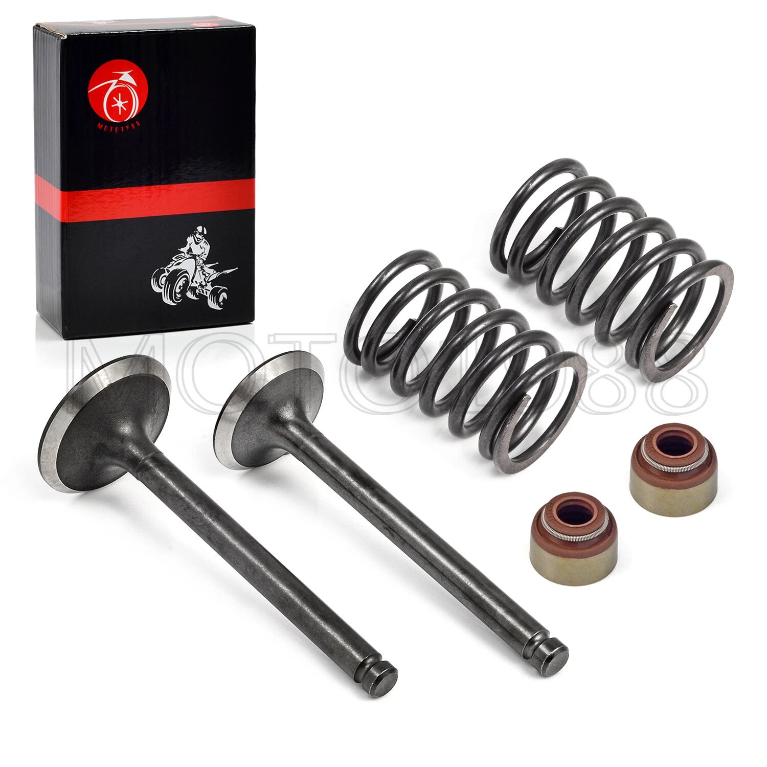 Intake Exhaust Valve Set with Seals & Springs for Club Car DS (1992–Up)