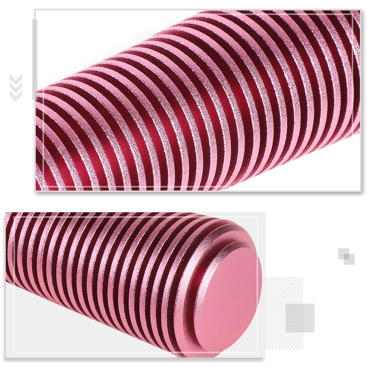NRG SK-710PK 180mm Pink Shift Knob w/4 Thread Adapters for Universal Fit