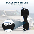 Dashboard Cover Mat for Audi Q2 (2016–2021) Sun Protector Pad Black Blue