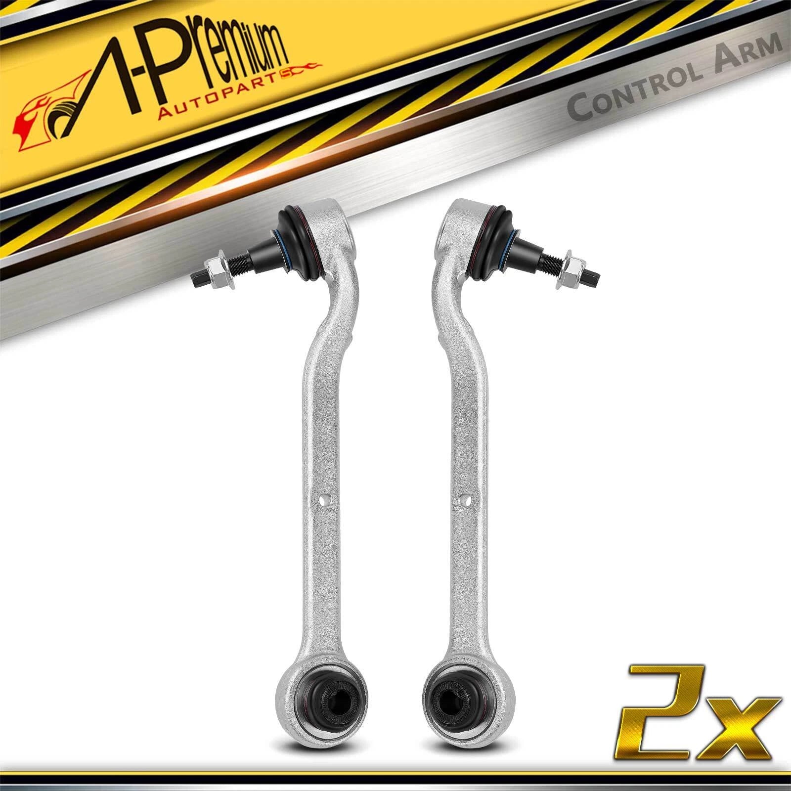 2X Front Lower Rearward Control Arm w/ Ball Joint for Ford 