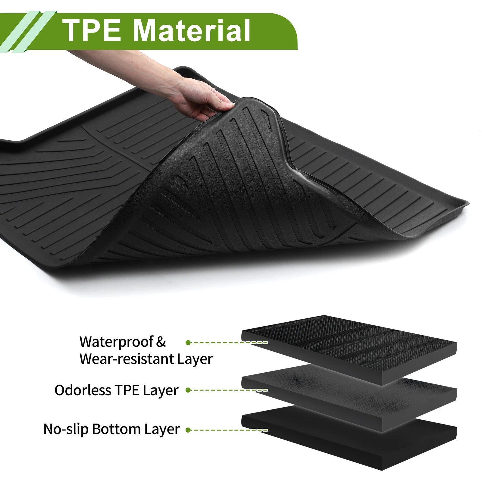 Rear Trunk Mat for Mazda CX-30 (2020–2024) TPE Cargo Liner