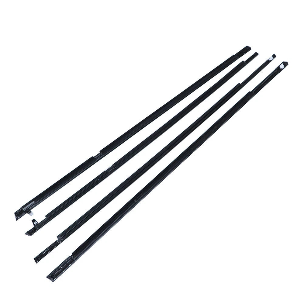 Set of 4 Window Weatherstrip Moulding Trim Seals for Honda Accord (2003–2007)
