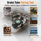 Brake Pipe Flaring Tool Kit for Automotive Applications (45 Degree)
