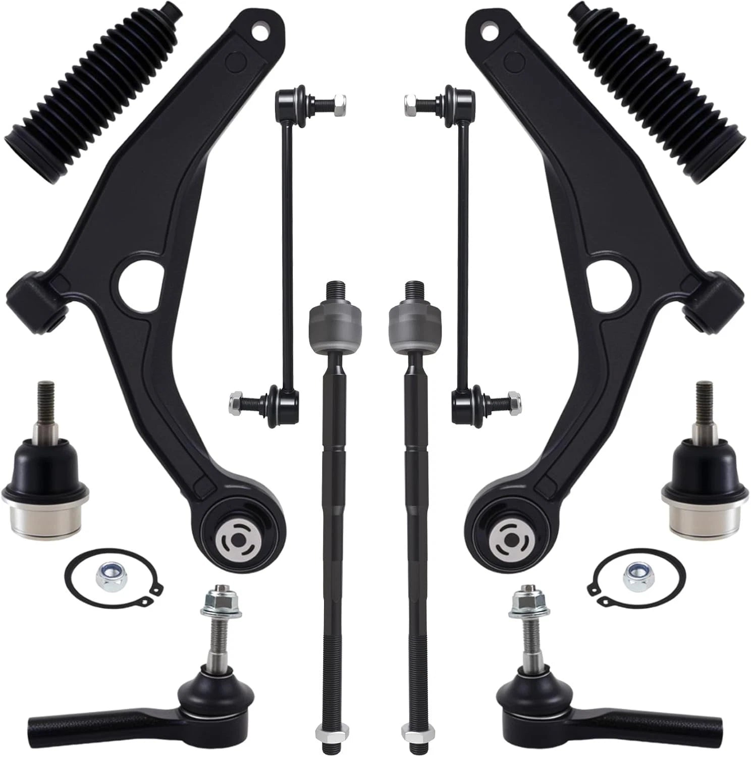 12x Front Suspension Lower Control Arm w/ Ball Joint for Dodge Journey (2009–2020)