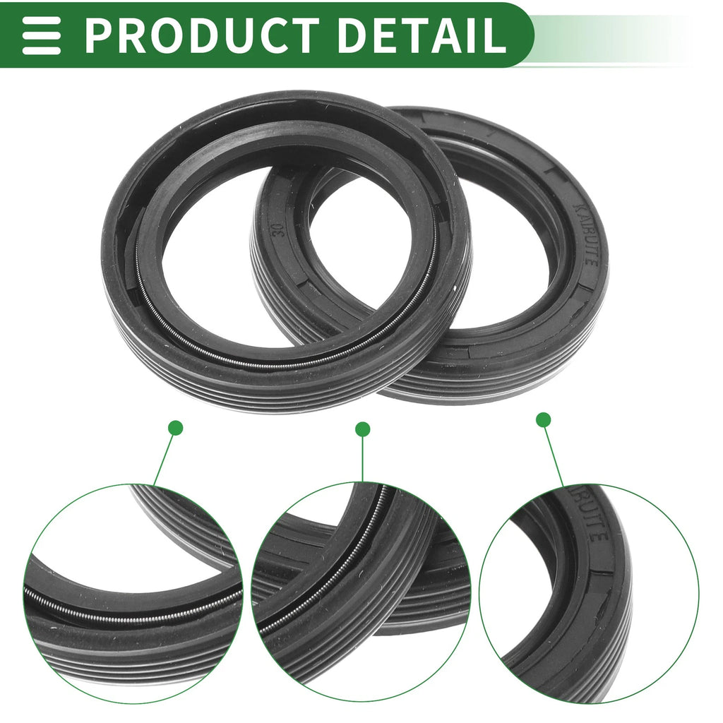 Set of 5 Oil Seal TG4 Lip Seal Ring NBR Rubber 30x42x7mm