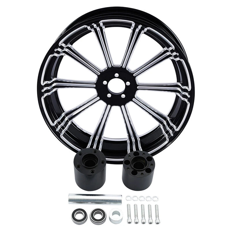 Set of 2 Wheels for Harley Road Glide (1997–2008) 23" Front 18" Rear