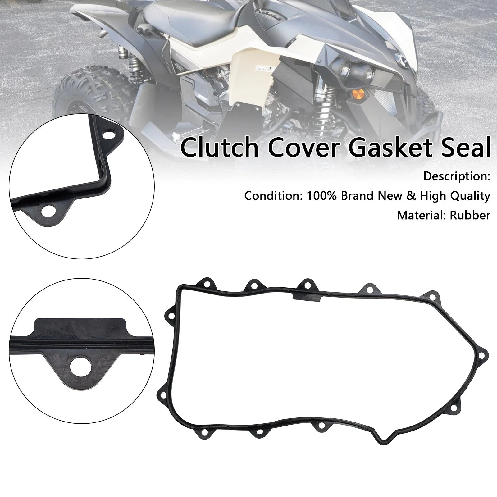 Clutch Cover Gasket Seal for Can-Am Commander Outlander Renegade (2011–2023)