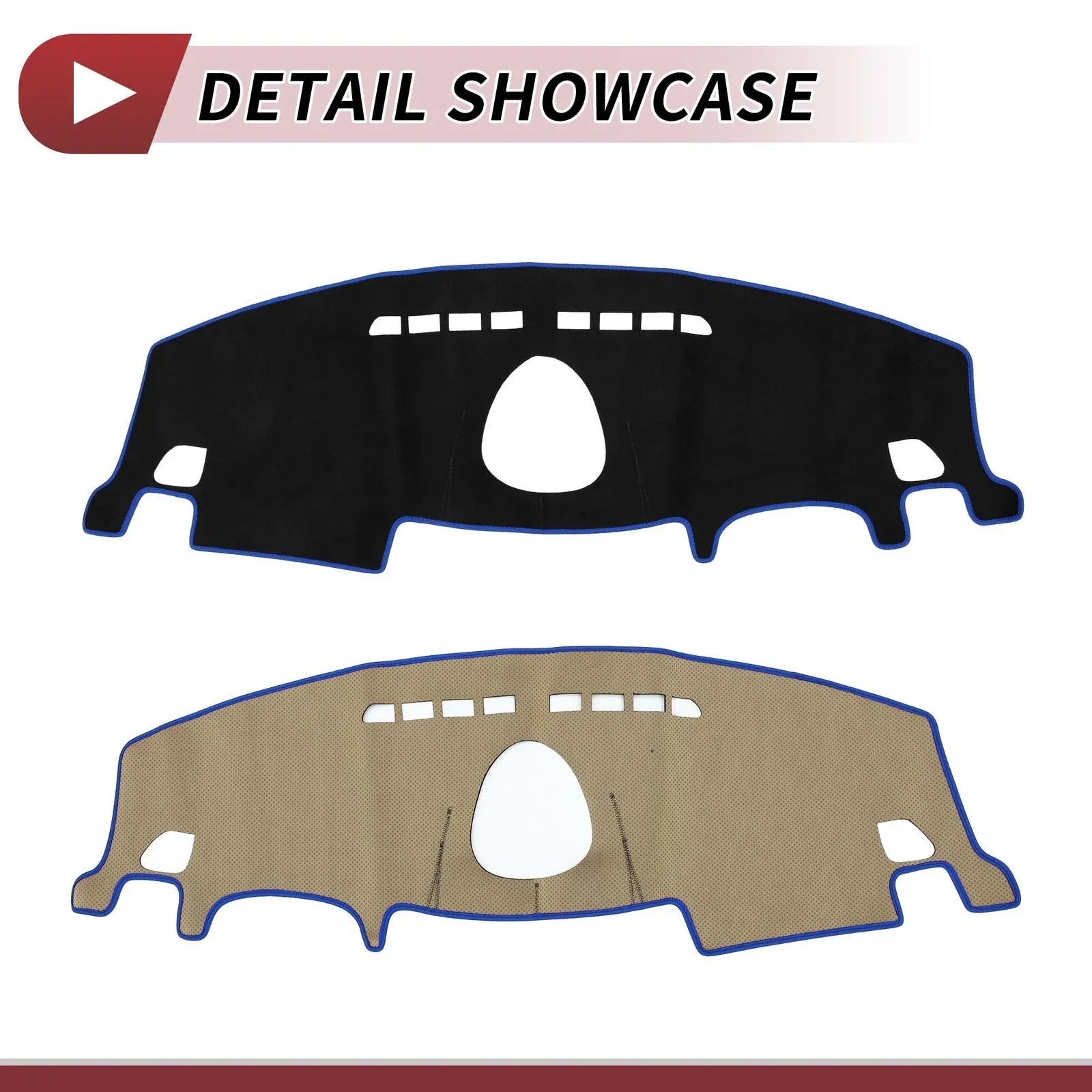 Dashboard Dash Cover for BMW Mini Clubman (2015-2024) Sun Pad Black/Blue