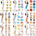 500 Dinosaur Sea Animal Stickers Roll for Crafts and Labeling