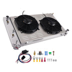 3 Row Aluminum Radiator Fan Kit for Buick Reatta 3.8L (1988–1991) 161 Cross Flow